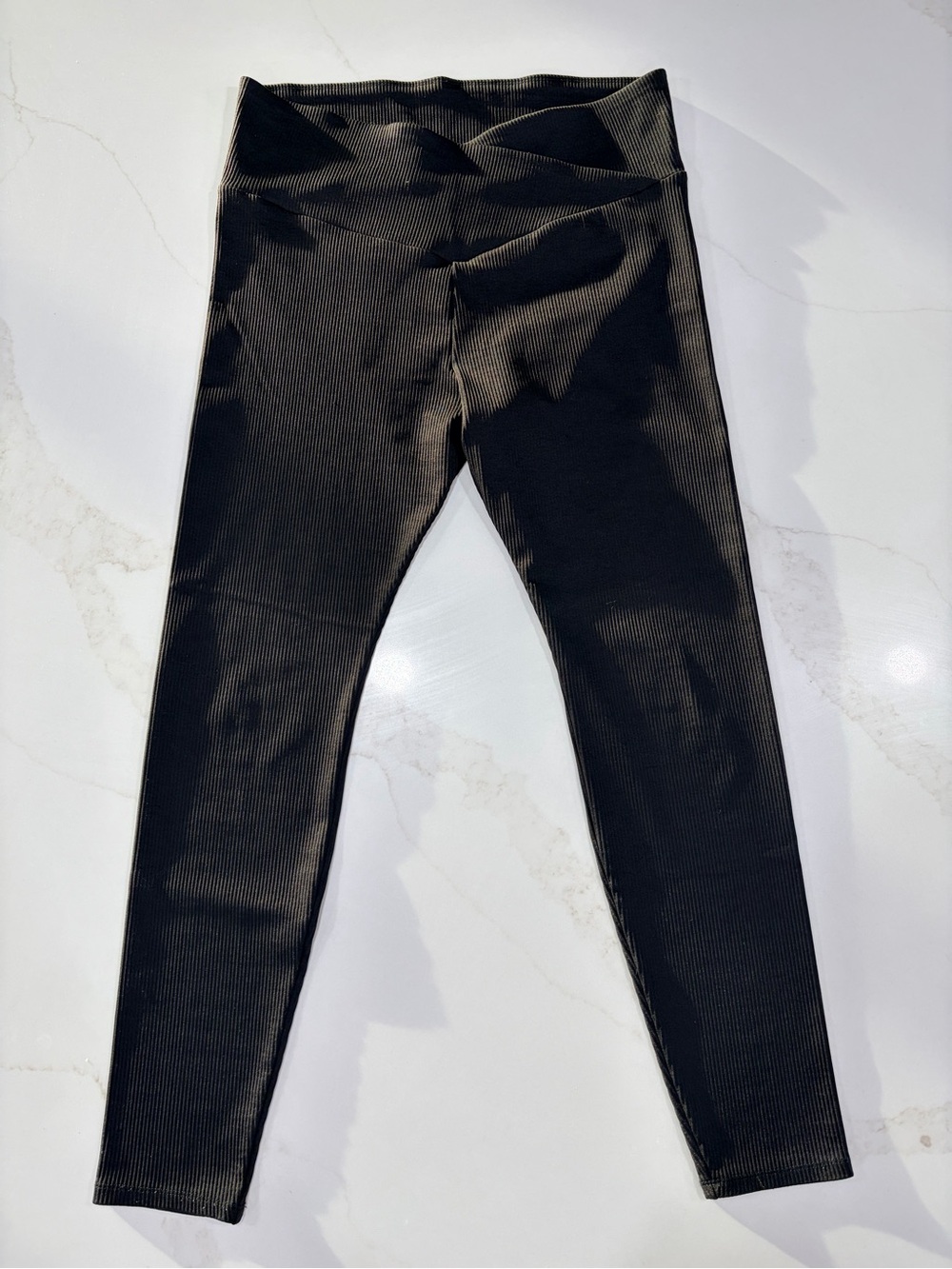 Avia Black Ribbed women’s Leggings XL - Picture 1 of 5